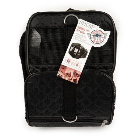 Sherpa Pet Carrier, Black Lattice Stitching, Small 55550-29995-008